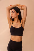 ZAHRA Bralette Velvet Black