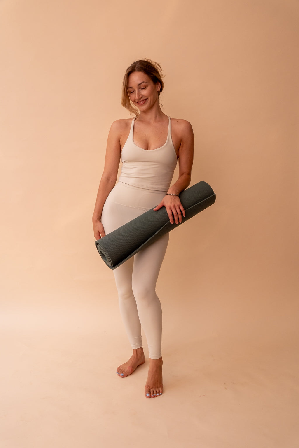 ARYA Essential Leggings Ivory White