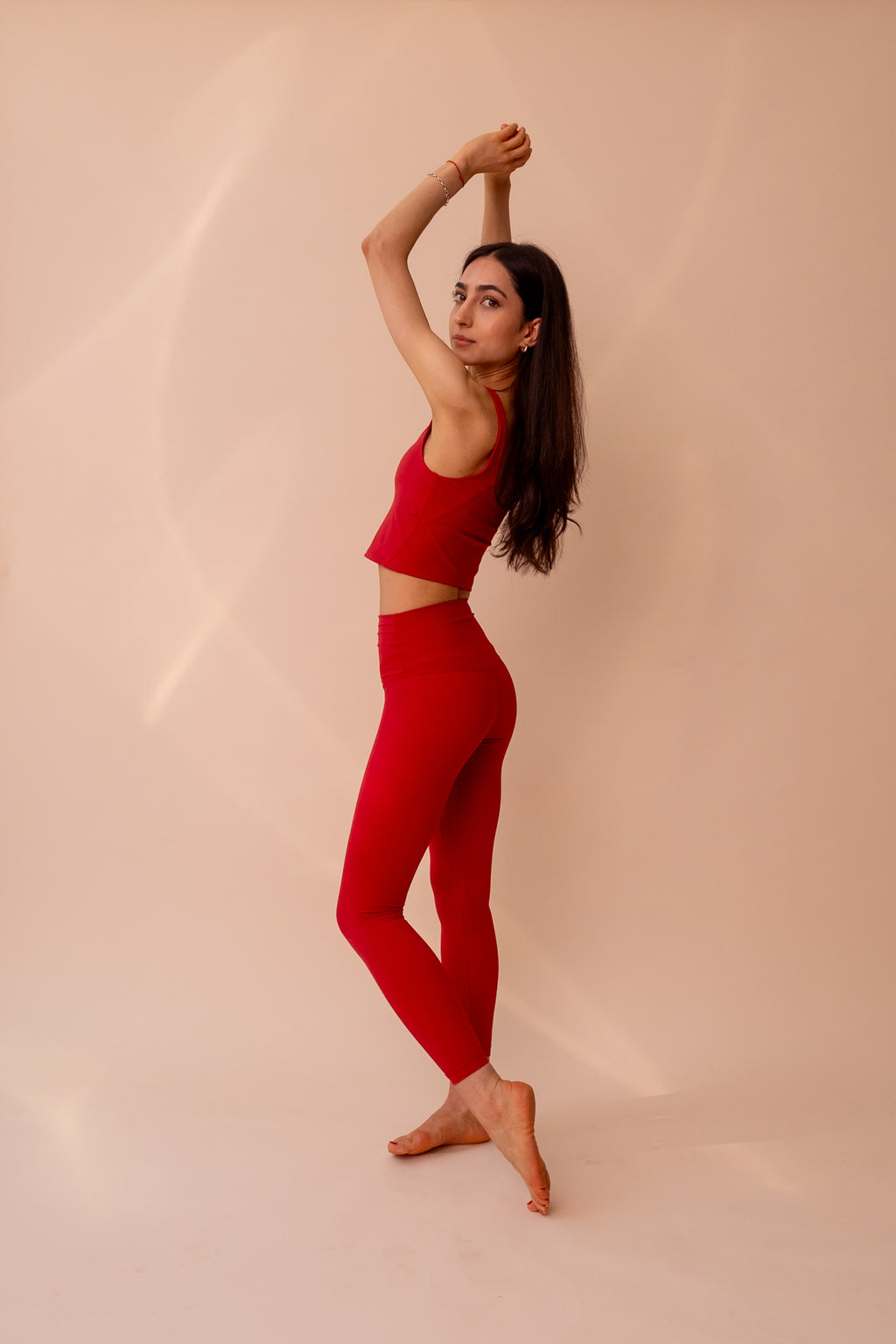 NARA Sculpt Leggings Pomegranate Red