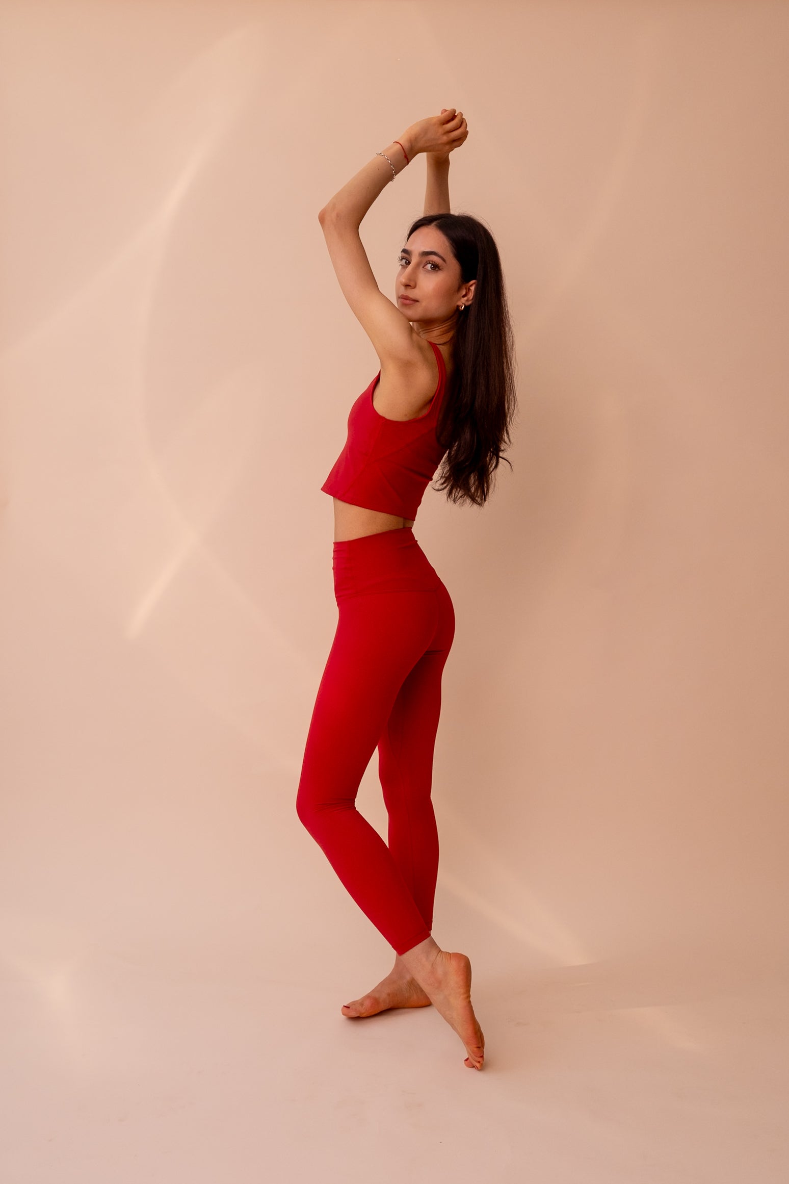 NARA Sculpt Leggings Pomegranate Red