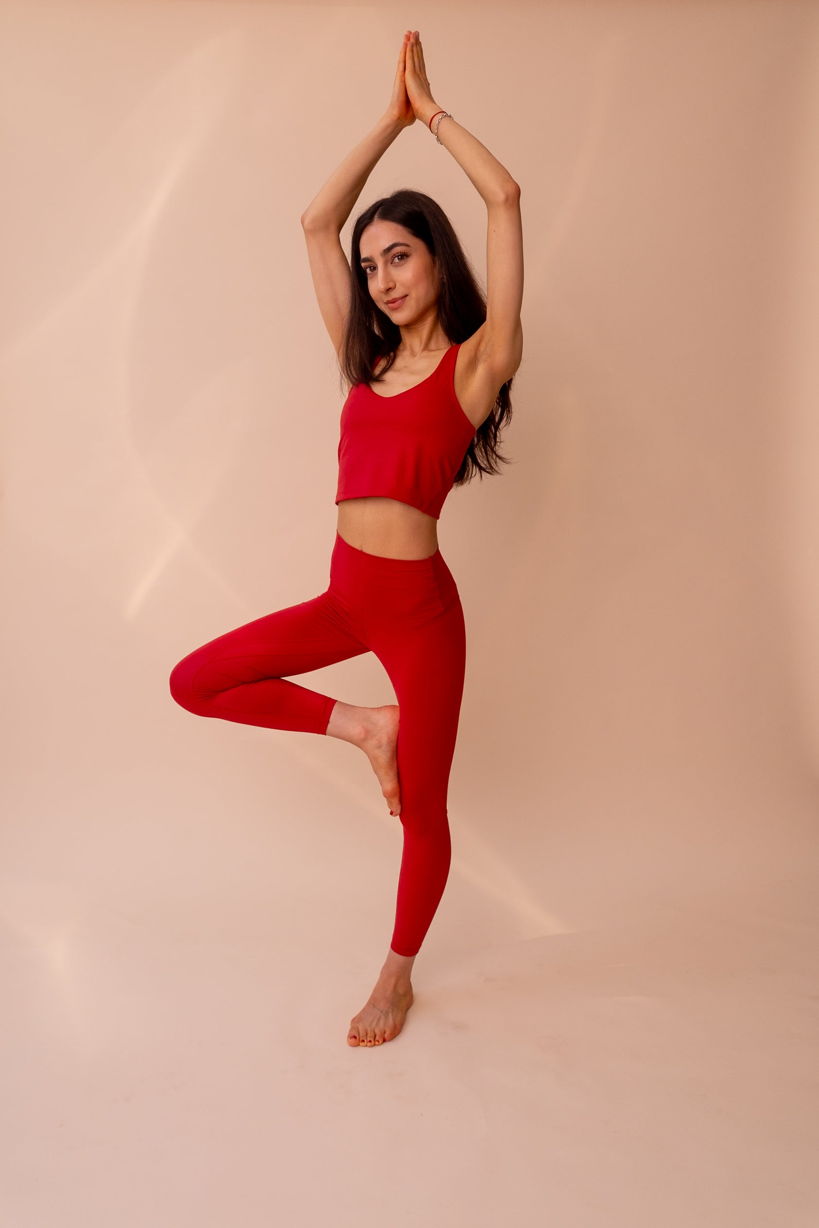 NARA Sculpt Leggings Pomegranate Red