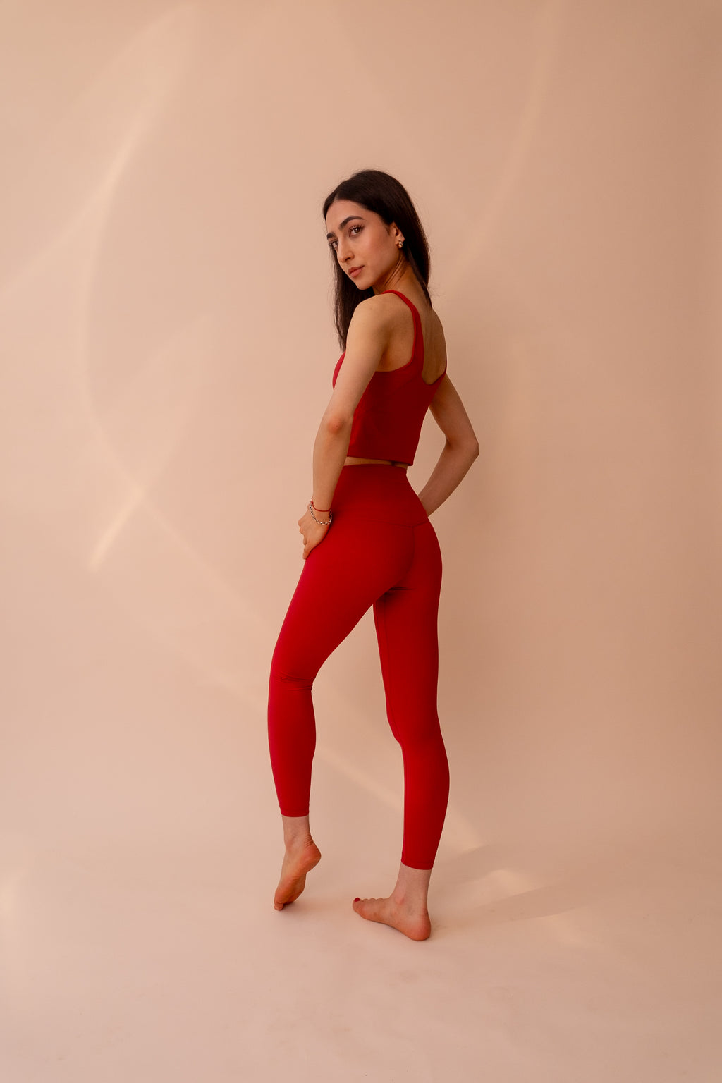 NARA Sculpt Leggings Pomegranate Red