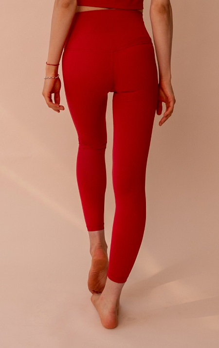 NARA Sculpt Leggings Pomegranate Red