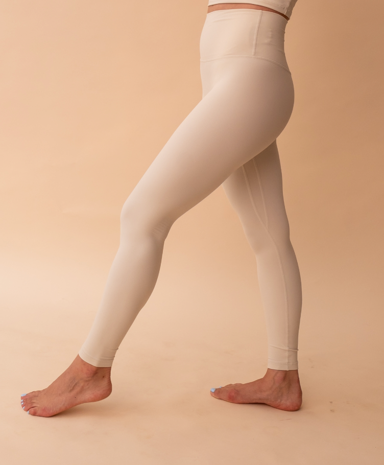 ARYA Essential Leggings Ivory White