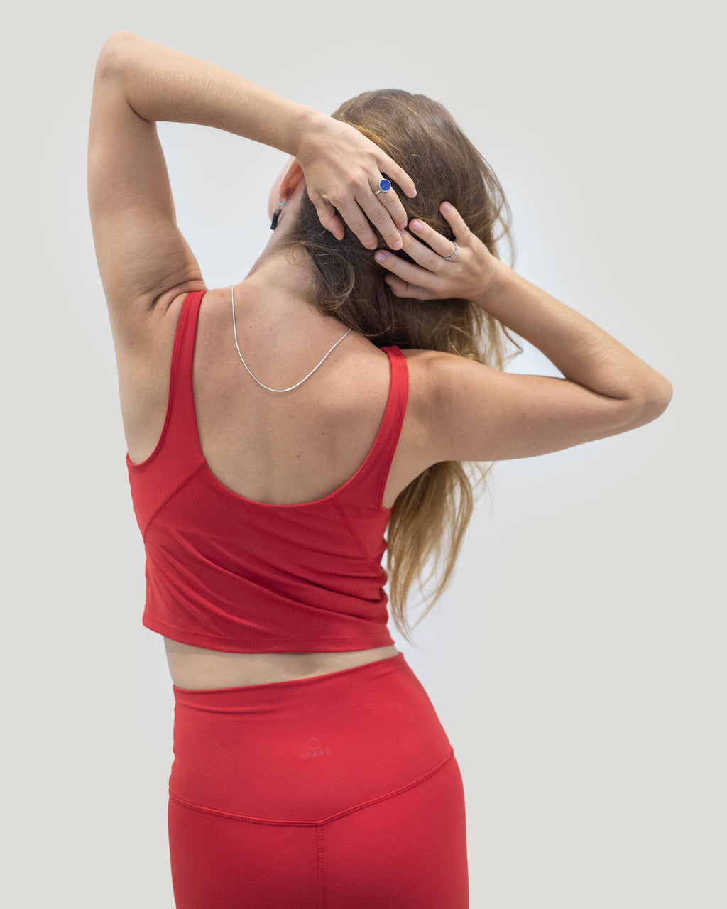 NARA Sculpt Top Pomegranate Red
