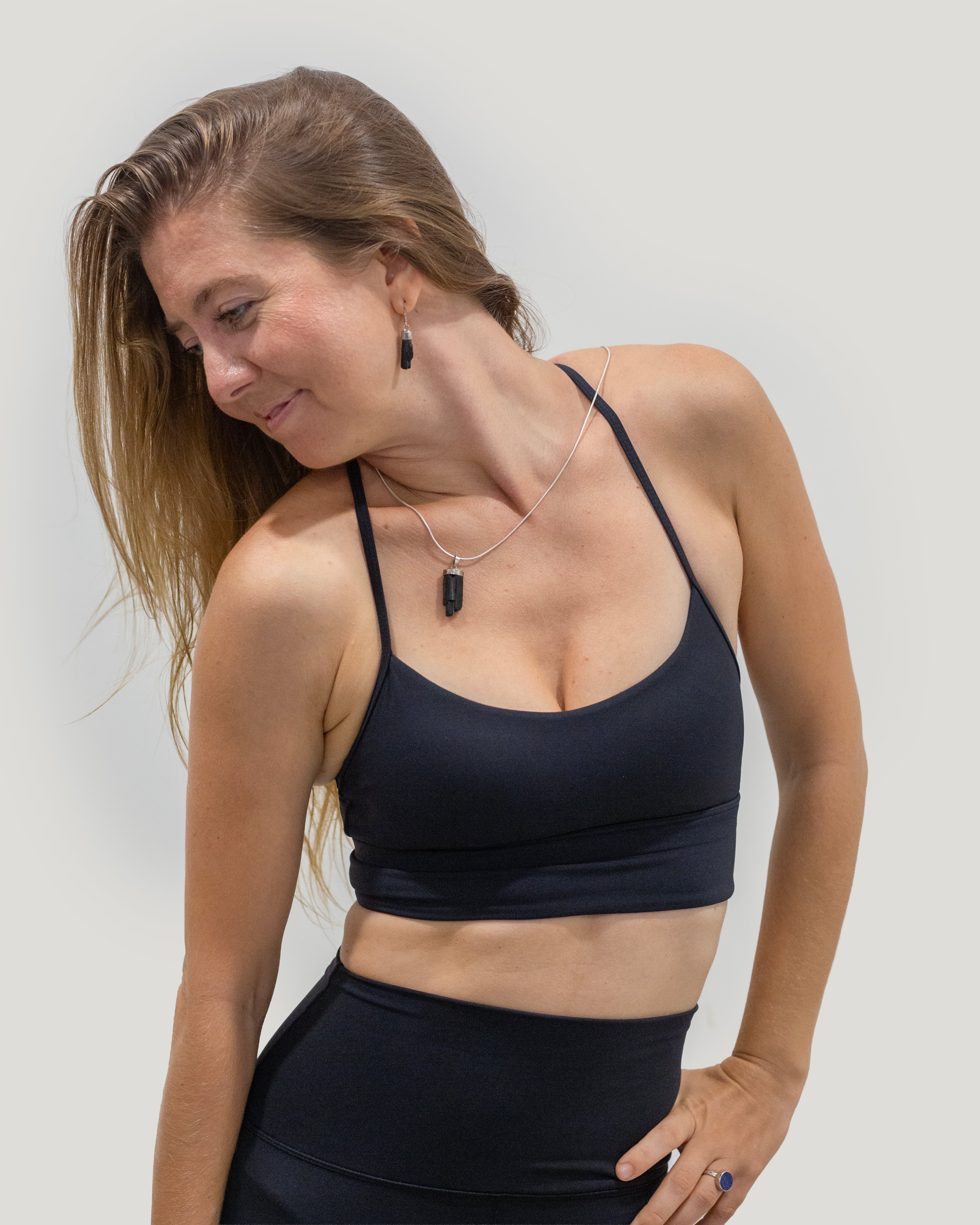 ZAHRA Bralette Velvet Black